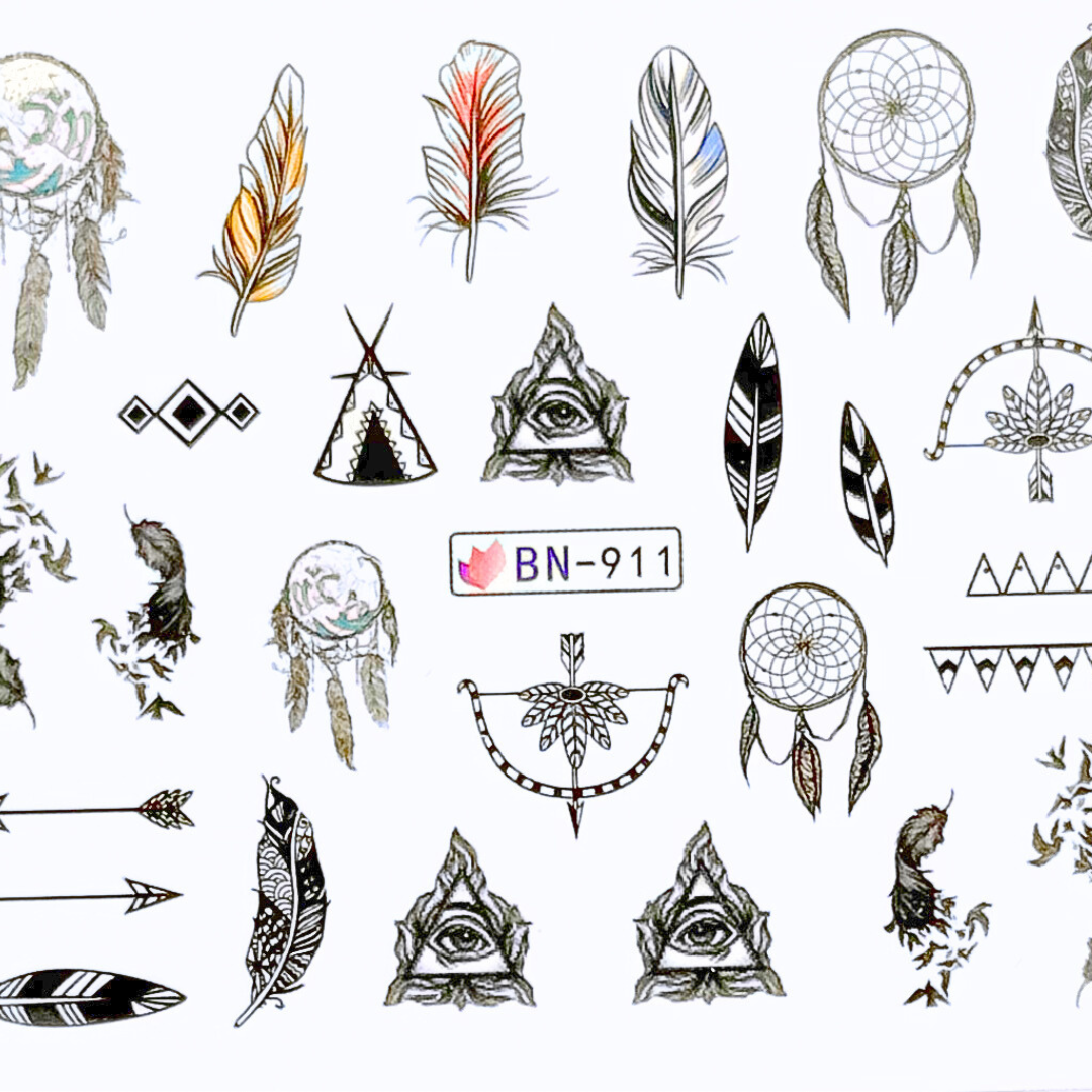 BNC dream catcher sticker water soluble NO. BN 911