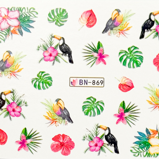 BNC Toucan Sticker water-soluble NO. BN 869