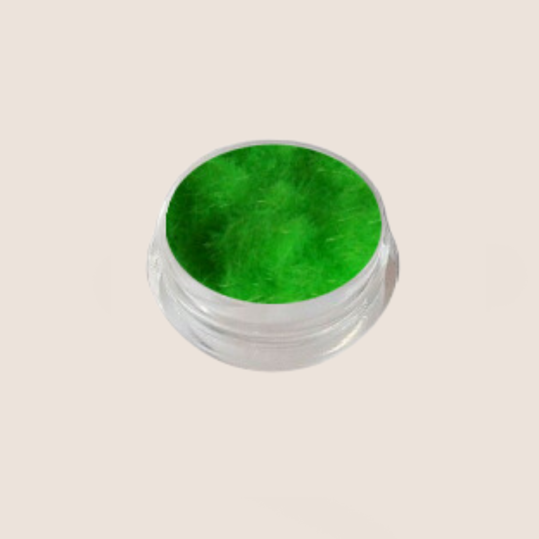 BNC Velvet Samt Plüsch Powder neon green 3g