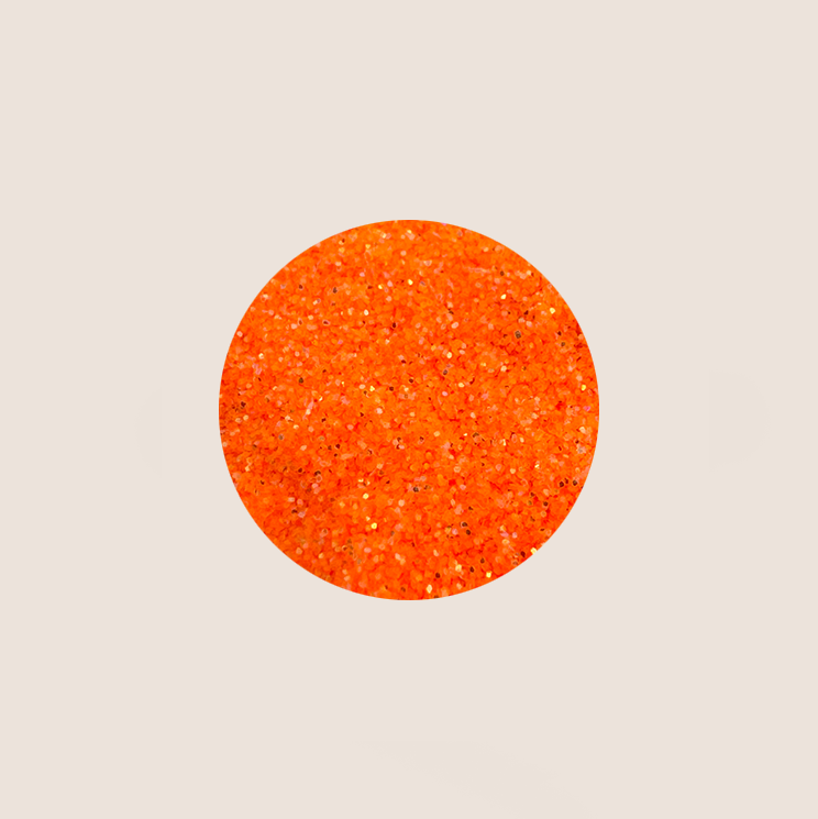 BNC glitter powder neon orange iridescent No. 23