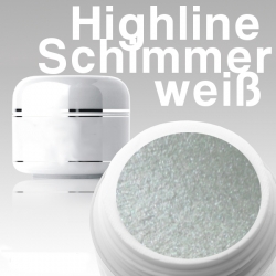 15 ml Highline Versiegelungsgel Schimmer weiß