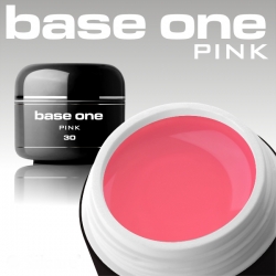 30 ml Base One UV Gel pink im schwarzen Tiegel