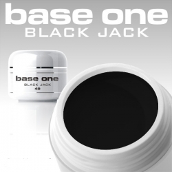 10 x 4 ml BASE ONE COLORGEL*BLACK JACK***OHNE LABEL