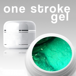 4 ml /3D/ONE STROKE FARBGEL*pearl-opal-green