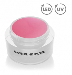 15ml Masterline UV/LED Aufbaugel rosa / Buildergel/ Honigeffekt mittel-dickviskos im Designertiegel