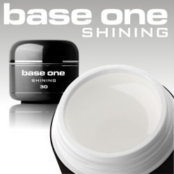 10 x 30 ml Base One UV Gel Shining - Ohne Label im pinken Tiegel