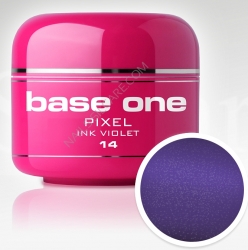 50 ml Base one Pixel sparkling neon ink violet**Nr. 14
