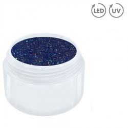 10 x 4ml SEA of Stars Hologramm Glitter- Farbgel Nr. 7 blue  OHNE LABEL