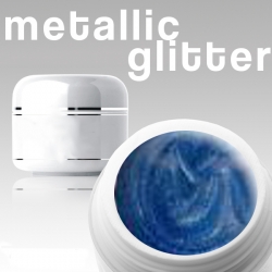 15 ml Metallic Glitter Capriblau