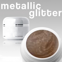 15 ml Metallic Glitter Haselnuss