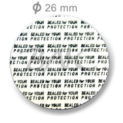 10 x 26mm VERSIEGELUNGSSCHEIBE / SICHERHEITSFOLIE/ PROTECTION