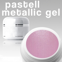 4 ml Metallic Gel** Pastell pink Nr.04