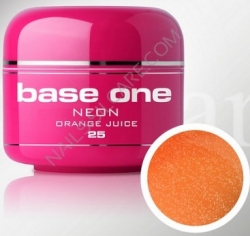 250ml  Base one Pixel neon glitter orange juice**NR. 25