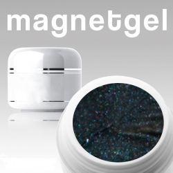 10 x 4ml Magnetgel Ocean-Blue-Silver *OHNE LABEL