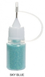 6g Glitter-Dust  in Fläschchen mit Dosierspitze 06 sky blue