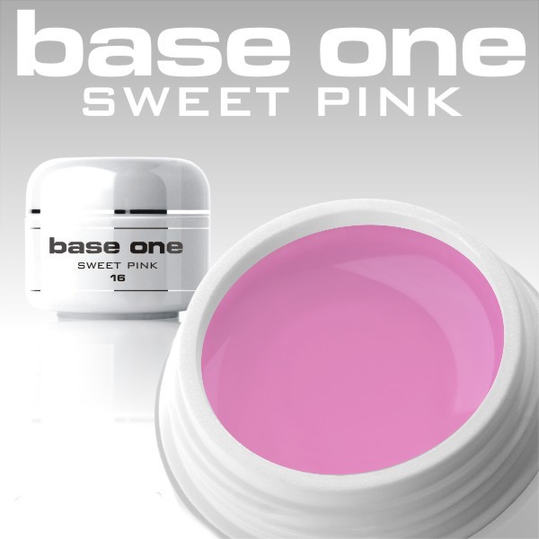 10 x 4 ml BASE ONE COLORGEL*SWEET PINK*OHNE LABEL