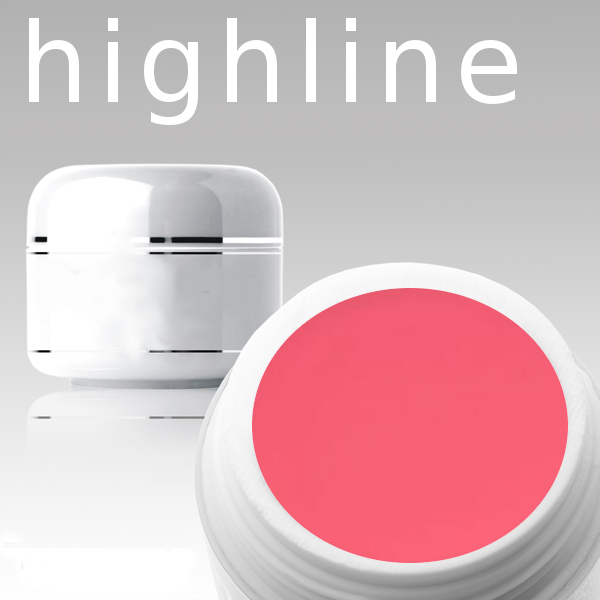 15 ml Highline Premium Aufbaugel klar-rose*ohne Säurezusatz