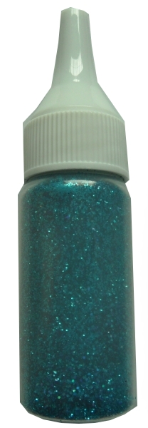 8g Glitter-Dust Holo türkis-blue Nr. 310 im Fläschchen mit Aufträgerverschluß