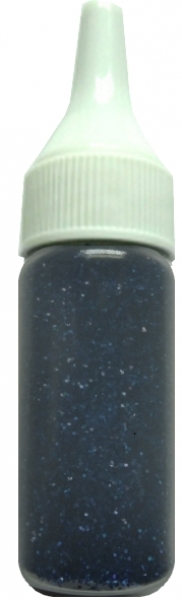 8g Glitter-Dust Holo blau-schwarz Nr. 314 im Fläschchen mit Aufträgerverschluß