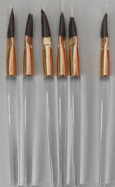 6 Stück  Applikator, Lippenpinsel, Schminkpinsel  ca. 8 cm lang.