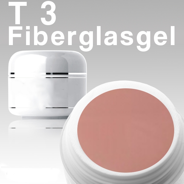 10 x 14ml T3 Fiberglas-Gel Rosa*OHNE LABEL*