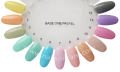 10 x 4 ml BASE ONE PASTELL COLORGEL*VIOLETT**Nr. 12**OHNE LABEL
